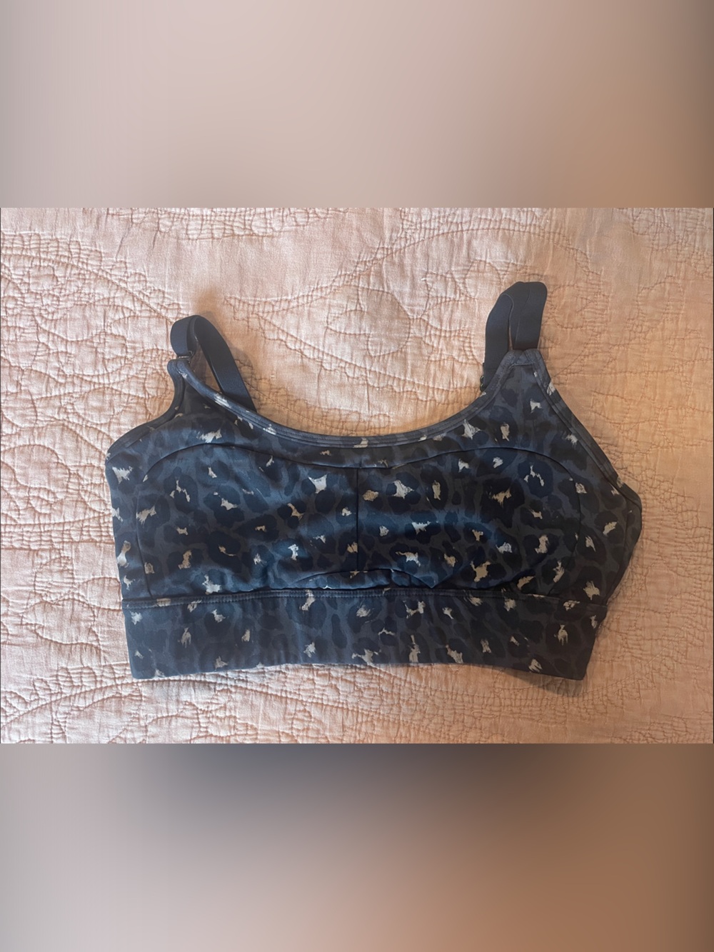 Varley Leopard Print Sports Bra